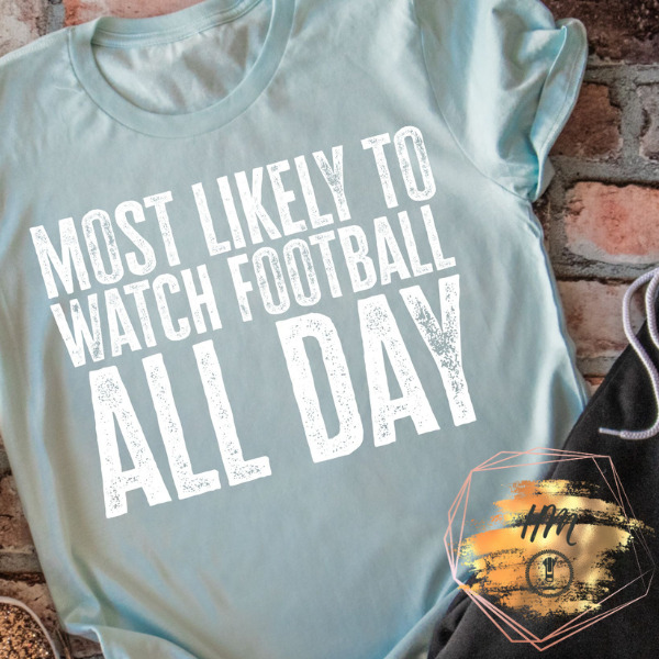 most likely to watch football