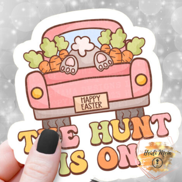 The Hunt is on sticker
