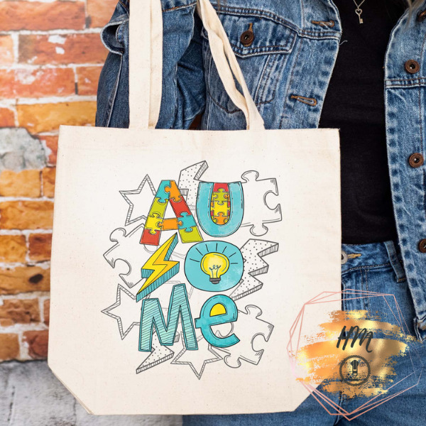 DTF Ausome tote natural