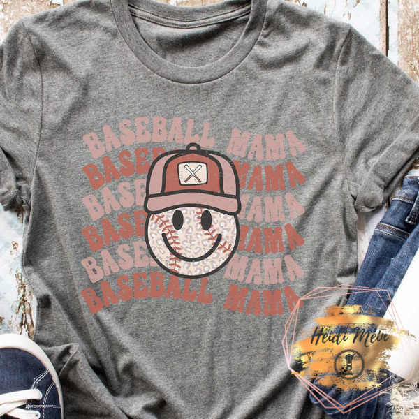 DTF Baseball Mama Retro shirt