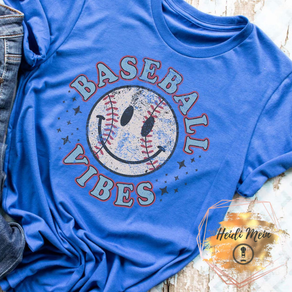 DTF Baseball Vibes retro shirt