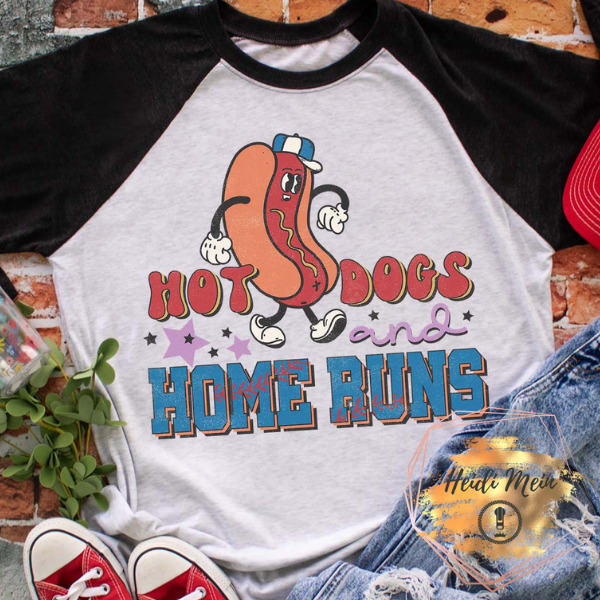 DTF Hot Dogs And Home Runs shirt