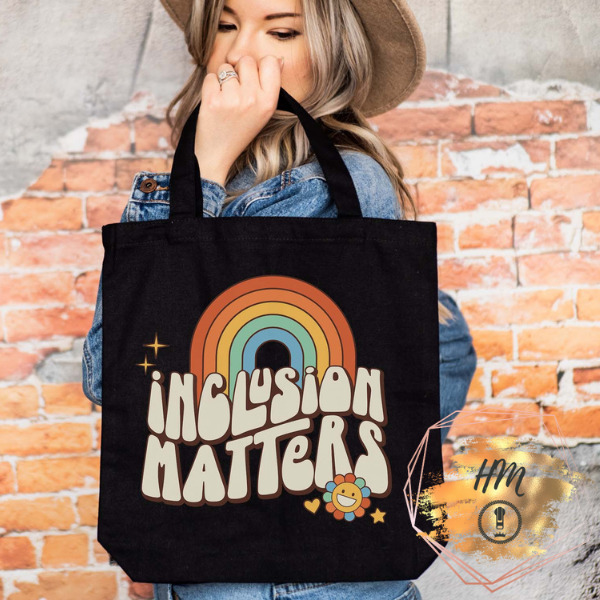 DTF Inclusion Matters tote black