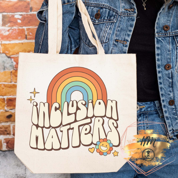 DTF Inclusion Matters tote natural