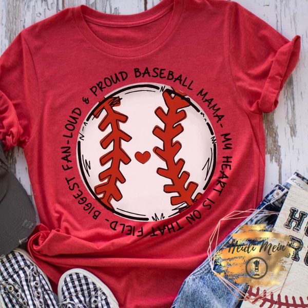 DTF Loud And Proud Baseball Mama shirt