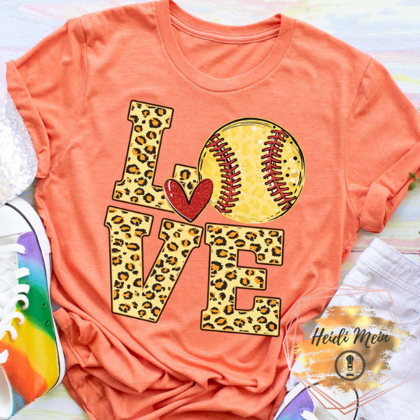 DTF Love Baseball shirt