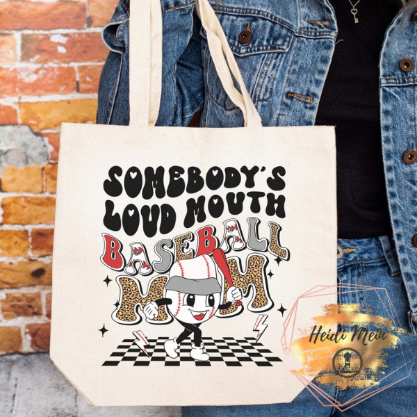 DTF Somebody’s Loud Mouth tote natural