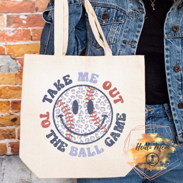 DTF Take Me Out tote natural