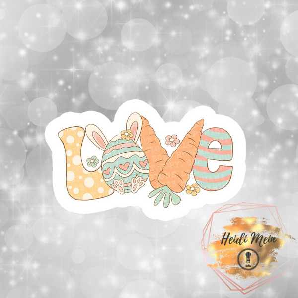 Easter Love stickers