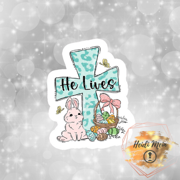 He Lives stickers