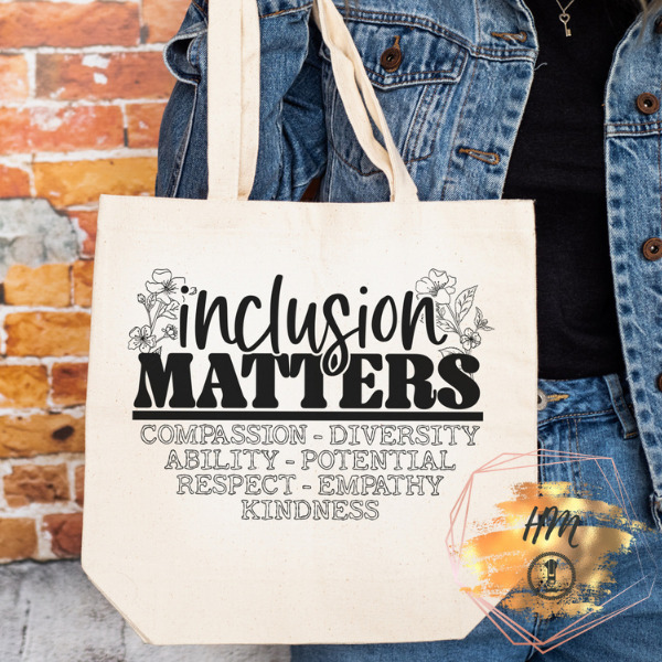 Inclusion Matters tote natural