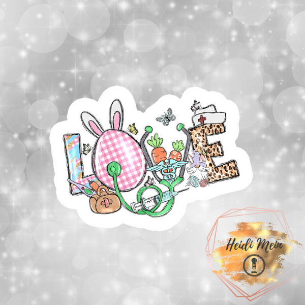 Medi Easter Love stickers