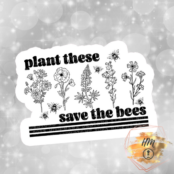 Plant These sticker