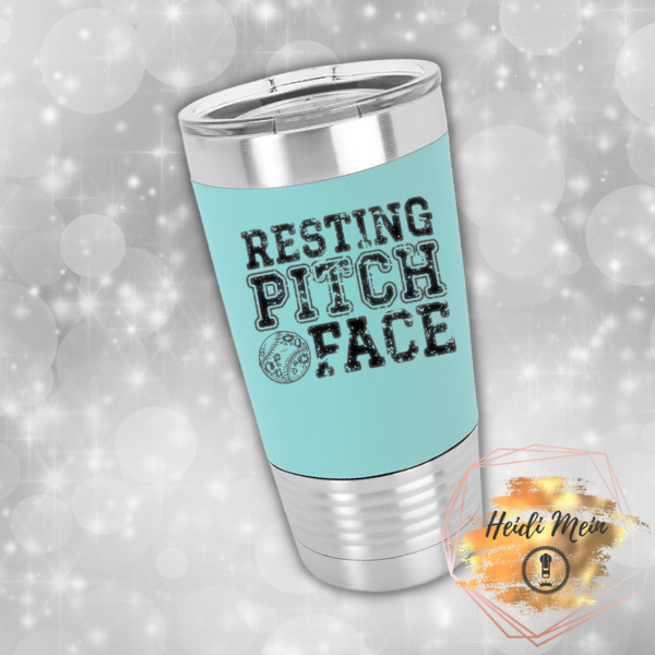 Resting Pitch Face silicone tumbler