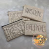 osnaburg zipper bags
