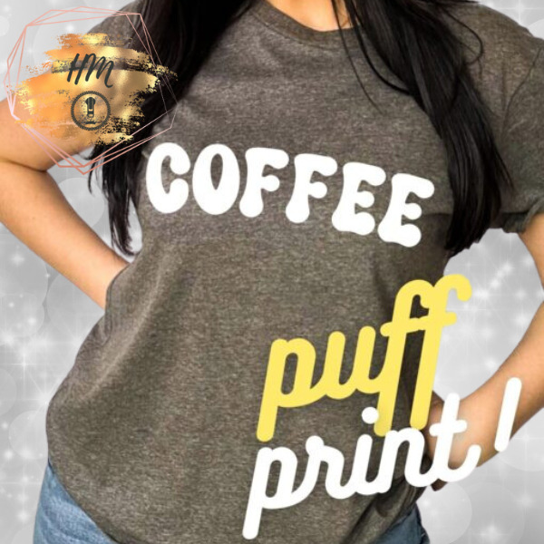 Coffee puff print