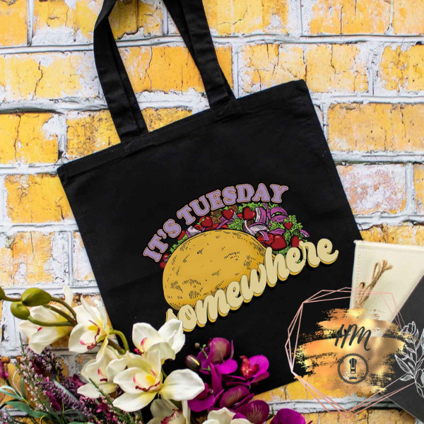 It’s Tuesday somewhere tote black