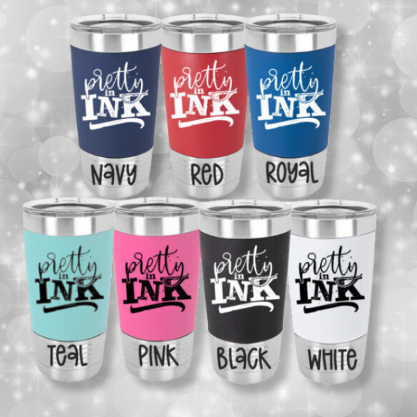 Pretty in ink tumbler colors