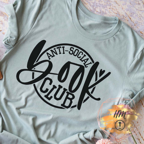 anti-social book club shirt