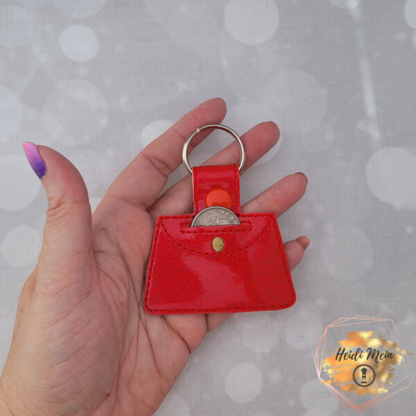 purse quater holder keychain