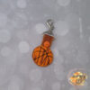 textured basketball mom snap tab