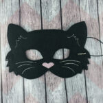 Cat felt Halloween mask