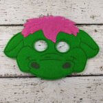 Gentle Lighthouse Dragon Felt Mask