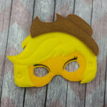 Apple Pony Girl Felt Halloween Mask