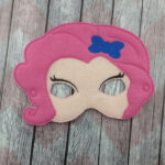 Pink Pony Girl Felt Halloween Mask