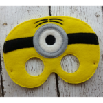 Goggle-Up Yellow Sidekick Felt Mask – Little Henchman Costume Accessory