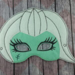 Stitched-Together Voltage Ghoul Felt Mask – High School Monster Costume