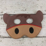 Galloping Meadow Horse Felt Mask