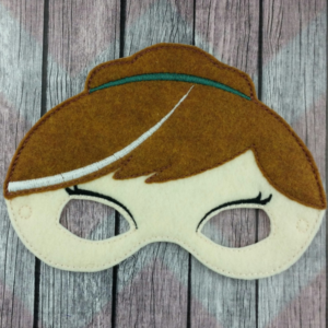 Frozen Princess Felt Halloween Mask