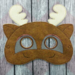 Loyal Reindeer Sidekick Felt Mask – Woodland Forest Costume Accessory