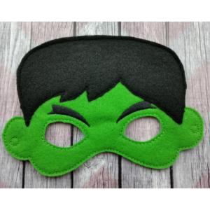 Green Guy Marv Hero Felt Halloween Mask