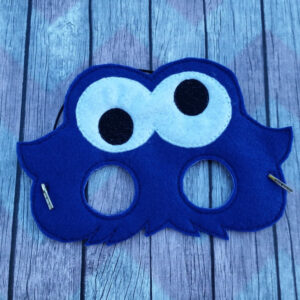 Cookie Eating Friendly Monster Felt Halloween Mask