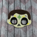 Charming Rogue Skeleton Felt Mask – Musical Underworld Costume Accessory