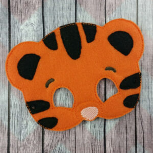 Friendly Neighborhood Tiger Felt Halloween Mask