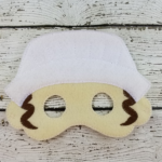 Traditional Historical Pilgrim Girl Felt Mask