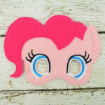 Pink Pony Felt Halloween Mask