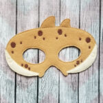 Sleek Spotted Leopard Shark Felt Mask