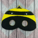 Cheerful Bumblebee Felt Mask