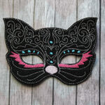 Exotic Cat felt Halloween mask