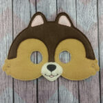 Chubby Cheeks Chipmunk Felt Mask