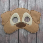 Puppy dog felt Halloween mask