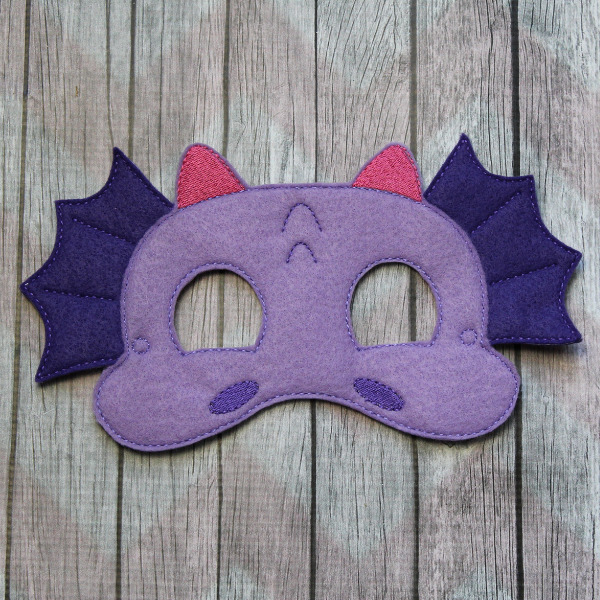 dragon mask purple