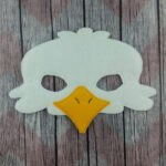 Eagle felt Halloween mask