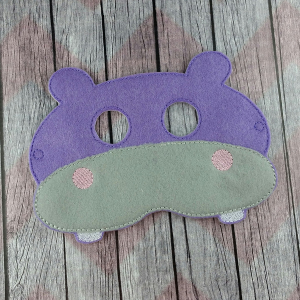 hippo mask purple