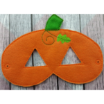 Classic Jack O'Lantern Pumpkin Felt Mask