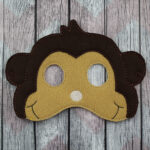 Playful Monkey felt Halloween mask